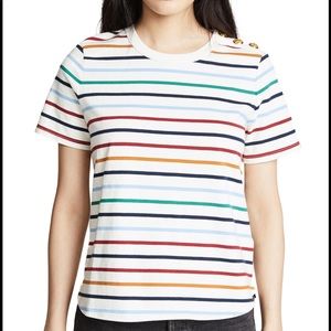 Veronica Beard Stripe T-shirt Never Worn